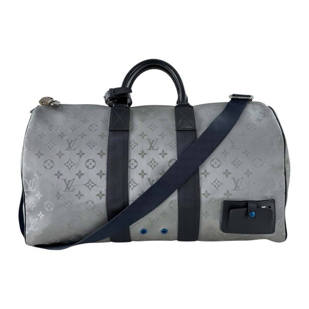 Louis Vuitton Monogram Satellite Keepall Bandouliere 50 Duffle Bag